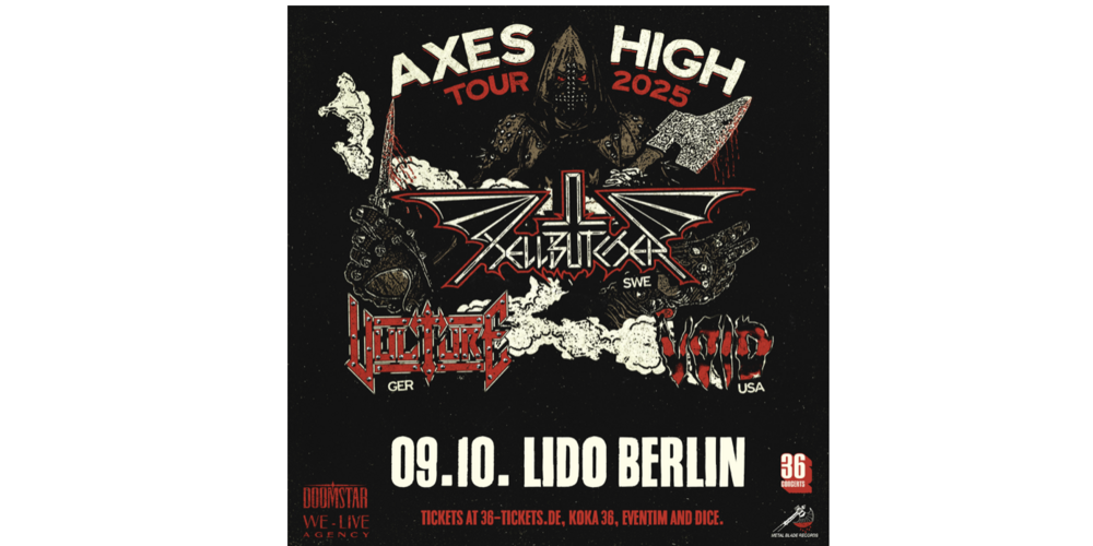 Tickets HELLBUTCHER + VULTURE, Support: VOID in Berlin