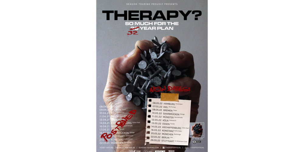 Tickets THERAPY?, in Berlin