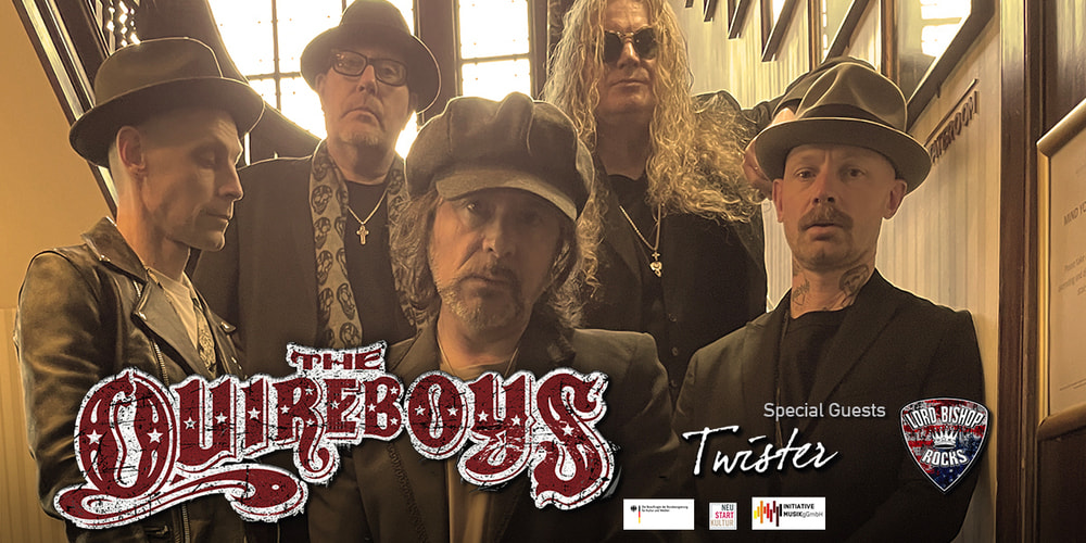 Tickets THE QUIREBOYS, Support:  TWISTER + LORD BISHOP ROCKS in Berlin